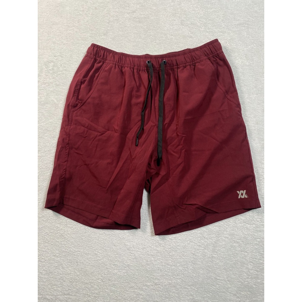 Dixxon Flannel Co.‎ The Brad Shorts Mens Medium Maroon Lined Drawstring Athletic